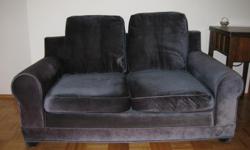 NAVY CORDUROY LOVE SEAT.
Please call Nancy at (604) 253-7168 or (604) 325-5051