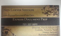 If you know your rights, and you know what you need to do, we can save you money. We don't provide representation, and we don't provide legal advice -- BUT if you don't need either why pay for it? Call Express Document Prep at -- for more information. Our