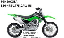 KLx 140 : Regardless of a rider's level of experience, the KLX 140 provides the perfect opportunity to show just how much a little can do. This compact, multi-talented dirt bike offers straightforward push-button starting, and a steady flow of power that