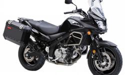 New 2012 Suzuki V-Strom 650 Adventure . For 2012, we're giving you another choice in adventure touring. Introducing the V-Strom 650 ABS Adventure. It has striking accessories that include sleek aluminum side cases large enough to fit a full-coverage