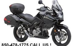 NEW 2012 Suzuki V strom 1000 Sport-Adventure If you're looking for an unforgettable sport-adventure, there's no better machine than the new V-Strom 1000 Adventure. With sleek side and top cases that are large enough to hold a full coverage helmet, it