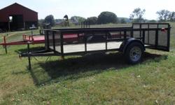 6'4" x 12' High Sides Leaf Trailer
3,500 lb Axle
2? Treated pine wood
New Wheel and Tires 15?]
Removable Landscape Gate
http://gallery.me.com/gentry_trailer#100016
http://web.me.com/gentry_trailer/Gentry_Trailer/Welcome.html