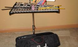 New PEARL Bell Set with stand, hard & soft mallets, percussion pad, instruction books, and carrying case. Purchased new for $265 for student who lost interest in 6 weeks. Call 304-377-6142, 304-300-1162 or email barryarnott@gmail.com