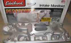 New Edelbrock performer intake manifold. Manifold is in new condition. The manifold fits the following: Make: FORD Beginning Year: 1972 Ending Year: 1985 Engine Type: V8 Liter: 5.0 CID: 302 Engine Size: 5.0L/302 Engine Family: Ford small block Windsor