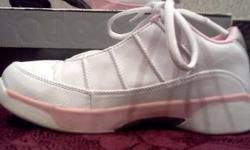 #1. Girls Toddler JORDANS 9.5 TEAM LOW Size..2 Color: White/Metallic Silver-Real Pink. ASKING PRICE...$50.00 FIRM!..EXCELLENT CONDITION! *Please email with a contact number *PRICE FIRM...CASH ONLY!...PICK UP