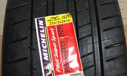 1 brand new tire Michelin Pilot Super Sport 255/35 ZR19 (92Y), never &nbsp;used. Production date on sidewall 0815. Treadwear 300. Traction AA. Temperature A.&nbsp;