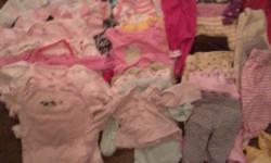 I have a lot of brand new baby girl new born clothes its in great condition I also have some shoes please contact me at