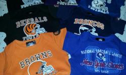 0-24 month&nbsp;Pro football team clothing, hats, bib and burp sets&nbsp;for infant and toddler girls and boys.
&nbsp;
&nbsp;