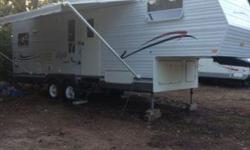 Here's yours chance to own a Jayco, the best camper in RV history.
2003 Jayco Eagle 263 Fifth Wheel Camper. This RV is extremely clean with very little noticeable use.
28 foot long
7120 pounds (Dry)
Large superslide out
Front queen master bedroom
Large