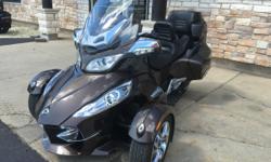 Nice Pre-Owned 2012 Can-Am Spyder RT Limited Motorcycle in Lava Bronze Metallic, 24,000 miles, stock #M1731a, FULLY LOADED with tons of extras including over $2,000.00 worth of LED lights, upgraded seat, and much more!
NOW JUST $15995 ONLY AT JIM POTTS