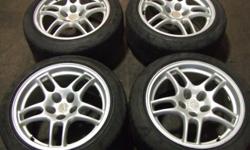NISSAN SKYLINE GTR R32 MAGS WITH TIRES 235/45ZR17 FOR SALE. ASKING ONLY 700.00$CAD
www.tokyomotorimports.com
Imported from Japan
Used but in Excellent condition, Some scratches as normal for used parts
WE ARE GOING TO GIVE THE BEST OFFER GIVE US CALL.
FOR