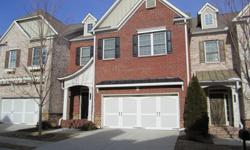 Just Like New! Stainless Appliances, Washer And Dryer, Ready To Move In. Gated Community, 4 Bedroom Townhome With More Space In The Unfinished Basement. Quiet Back Deck Overlooking Woods And Water. Great Location In The Desirable Peachtree Corners area of