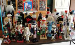 Nutcrackers of various characters and sizes. As new
Also, One (1) Nutcracker by Steinbach , (Mountain climber) Brand new in original box $75.00
Call Don or Jean @ Home: 941-739-0899 or Cell: 941-705-1106
