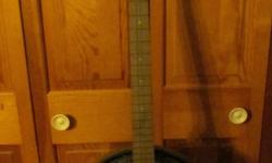 Don't know how old it is .no case
probably from Sears/Roebuck
nothing fancy just an old Harmony bango
5 string with a new set of strings not installed
all the tuners work
&nbsp;