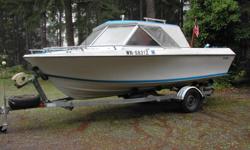 17' Olympic hard top, 115 Evinrude, nice galvanized E-Z Load trailer with electric wench. Great for crabbing and fishing.