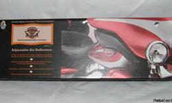 ADJUSTABLE AIR DEFLECTOR FOR TOURING 2008 OR HIGHER MODELS
DARK SMOKE COLOR - PART # 58156-08
RETAIL PRICE $ 168.00