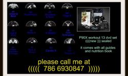 this is a new never used p90x workout 13 dvd set sealed
it comes with all guides and nutrition book
please call me at (((((786 6930847)))))
i will ship out by priority mail 2-3 days
i will acept paypal payment
Free website - Powered By Wix.com
