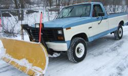 1983 FORD P.U TRUCK F250 AUTOMATIC TRANS.ONLY 1,500 MILES ON BRAND NEW 5.8 L. ENGINE WITH HEAVY DUTY SUSPENSION W/PLOW COMPLETE RESTORED ALL ORIGINAL. RUNS GREAT ONLY USED TO PLOW PRIVATE P/LOT . PRICE NEGOTIABLE.