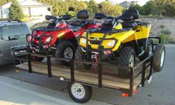 Price $5600********** Package of Two 2007 Bombardier Can Am Outlander MAX 650XT & MAX 500XT One day offer