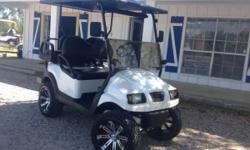 Pearl White Phantom
Among the classiest of carts is what this one is.
Pearl White Phantom Body
3 Inch A-Arm Lift
Custom 2-Tone Seats
Custom Tires and Wheels
Many more options...
Quality Custom Carts
1170 US HWY 90
Bay St Louis, MS
Carol...