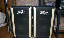 2 Peavey 4 channel heads. One is 100 watt. The other is 300 watt. (2) 12" speaker enclosures. Excellent conditiion! $400 O.B.O. (270) 443-9996