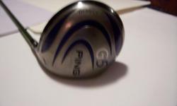 &nbsp;PING G5 460CC TITANIUM DRIVER 9*&nbsp; STIFF GRAPHITE&nbsp; GOLF CLUB RH 65-S 350
Call only no text or emails cash pick up only!!!