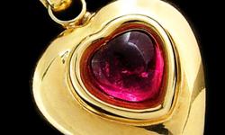 See Item at ONCE UPON A DIAMOND @ 6112 Line Avenue in Shreveport, LA 71106 across from Superior Grill or call to inquire at ... LOTS MORE TO SEE
Pink Tourmaline Heart Pendant Necklace 18K Yellow Gold Cabochon Cut 3.00ct
Material info: Solid 18kt (750)