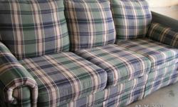 The sofa has a small hole at the top but not to noticeable.The sleeper sleeps good.
Call:1-479-632-2007