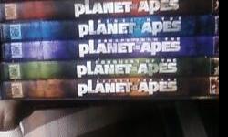 FOR SALE &nbsp;PLANET OF THE APES TRILOGY ALL 6 PLUS THE NEW 1 TO GO WITH IT GET ALL 7 MOVIES FOR $45.00 IF INTERESTED CALL ANYTIME AT &nbsp;