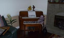 Player Piano with 18 Rolls...Tuned and ready to play..1964 model w fewer keys than regular piano...CASH ONLY
