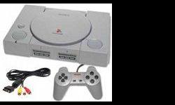 i have a playstastion with 2 games and one paddle
works great and in good shape
Playstation System Description
Each Playstation System comes with one controller, the power cord, and the AV cable. Everything you need to start playing the PS1 system will be