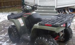 I have a polaris 400 it has a wench that needs some tinkering may be just the fuse its been stored for 3 yrs only driven to keep it alive, i have a completer super duty plow package not attached bought it after, i got the machine brand new never used much