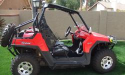 2008 Polaris Ranger RZR, Over $7,500 Worth of Extras! Brand New Maxxis Tires, Elka Shocks with stock A-Arms gives you a Great ride and you'll still be able to go threw the narrow Arizona Trails unlike the wider RZR S, ITP Wheels, KMS Air Intake, Street