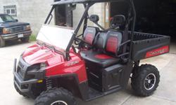 2010 Polaris Ranger XP LE 800 EFI, 4X4, EPS power steering, 1899mi/298hrs-----Good condtion, runs and rides great. 3 passenger full size machine, with belts. Has selectable 2/4wd, fully automatic trans with Hi/Low range, and tilt steering. This one is