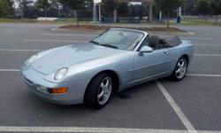 For sale, by private owner: 1994 Porsche 968 Cabriolet with 6-Speed manual transmission, both rear seat configurations (2+2 / storage), and in very good condition.
I'm the personal owner, and welcome calls and texts to my Google Voice number, (626)