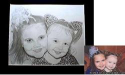Pencil Portraits Drawn from Your Photos make great Christmas Gifts or presents for Christmas, Mothers Day, Fathers Day, Graduation, Weddings or just because! You just send me your Photo and I will Draw for you a Portrait that will be Cherished for
