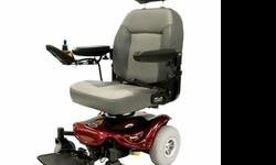 ?Weight capacity is 300 lbs
?Rear-wheel drive technology
?10" Flat free drive tires
?Angle adjustable foot plate
?Height, width and angle adjustable arm rests
?VR2 joystick/controller
?Height adjustable seat and adjustable headrest
Shoprider Streamer