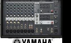 Yamaha powered mixer EMX512SC in brand new condition, still in original box. Pleanty of power with two 500 watt amplifiers, on board effects, 2 equalisers, 12 chanels, line in for cd player, record out, effects out and more. great for bands, school, or