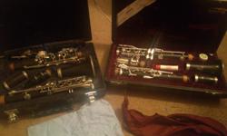 *Two clarinets!* The first clarinet in this package deal is an incredibly nice professional Bb clarinet. I bought it four years ago and only used it lightly for two years in highschool wind symphony. It sounds beautiful and has been kept in incredible