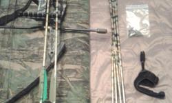 Up for trade is a PSE, Polaris Express, Compound Bow with Mossy Oak camo. The draw length is 30 and the peak weight is 70. This bow has a nice and easy drawback with plenty of knockdown power. This bow comes equipped with Speed Spider-bow string
