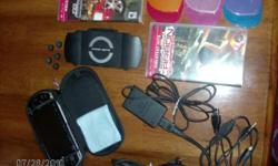 This psp was rarely used and comes with two games NEED FOR SPEED CARBON RACING OWN THE CITY and MIDNIGHT CLUB 3 DUB EDITION. They sell for $15 and $17 used. I have the in the box with the manual and both work great!. I have never had any problems with the