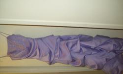purple dress ..my daugther used for sweetfifteen birthrday ...used only couple hours...good condition..