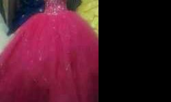 i have a quince dress i was supposed to use in my quinceanera but i found another one i liked better so i was left with this one new. its a size 4 , color magenta.