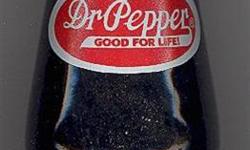 From April 11, 1994 a commemorative Dr. Pepper 8 oz bottle emblazoned "The Ballpark in Arlington"
&nbsp;
Not often that you see a Dr Peeper commerative bottle.
Easily picked up & or bubble wrapped & shipped. Note I have abt 30 different collectible soda
