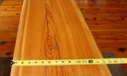 Reclaimed first generation (virgin) heart pine. This is large timber flooring. The dimensions are 2.25" x 14.5" x 22'. They do not make flooring this big anymore. Great for a large mountain/lakÂ­e cabin, house or commercial flooring. Tight grains and it's