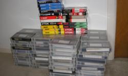 I have 120 tapes with recording tabs still intact. They have been recorded on but still perfectly recordable. Good condition; Sony,TDK,RCA,BASF,Fuji,Maxell. Will trade for 30 cardboard boxes w/flaps in sizes 1.5 & 3.0 cu.ft., 15"x17"x17", 20"x16"x13",
