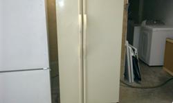 KENMORE SIDE BY SIDE REFRIGERATOR, WORKS GREAT, CAN DELIVER IN DFW AREA FOR FREE, CALL972-400-3648