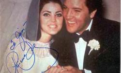 REPRINT RARE AUTOGRAPHED PHOTO PRISCILLA & ELVIS PRESLEY:
signed by priscilla presley
THIS PHOTO COULD COST YOU $100.00 AND UP ELSEWHERE!
YOUR COST HERE ONLY $25.00
I ACCEPT $25.00 PAYPAL PAYMENT TO:coythompson@msn.com
I ACCEPT $25.00 U.S. MONEY ORDER