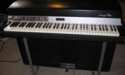 I have a 1979 Rhodes Suitcase piano in great condition.
I will send mp3
There's also a second set of hammers I bought from the factory.
This is a classic sound that will never go out of style.
Everything is working 100%