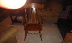 I have a beautiful rocking chair I have had for about 25 years that I use to rock my kids in we just don't anywhere to put it so we are going to sell it. If you would like to see it please give me a call Robbie ( -- ) Thanks Alot